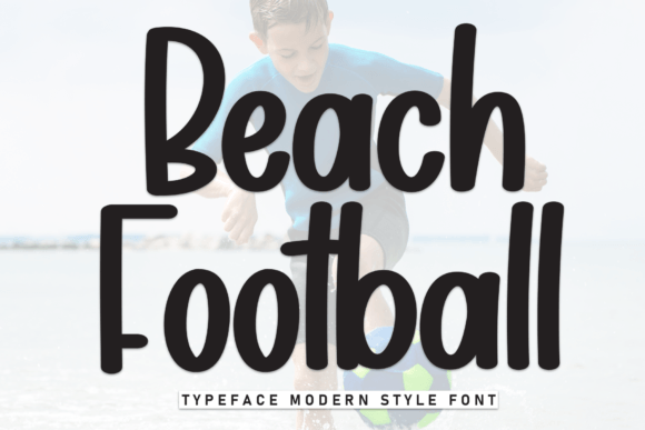 Beach Football: The Handwritten Font for Authentic Brand Identity