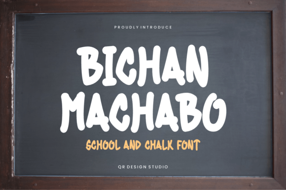 Bichan Machabo: A Handwritten Font for Editorial Warmth