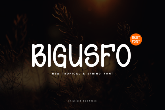 Bigusfo: A Sweet Handwritten Font for Modern Editorial Design