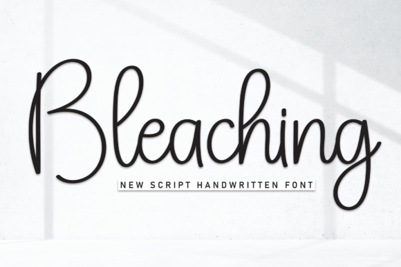 Bleaching Typeface: Elevating Digital Brand Identity