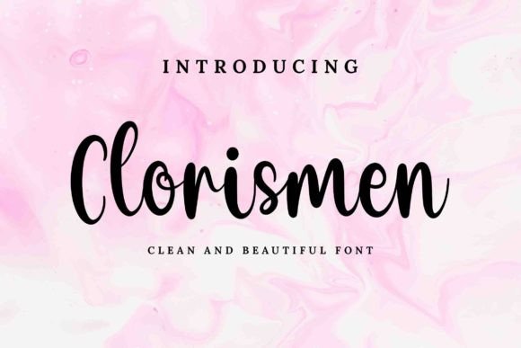 Clorismen: A Handwritten Font for Editorial Elegance