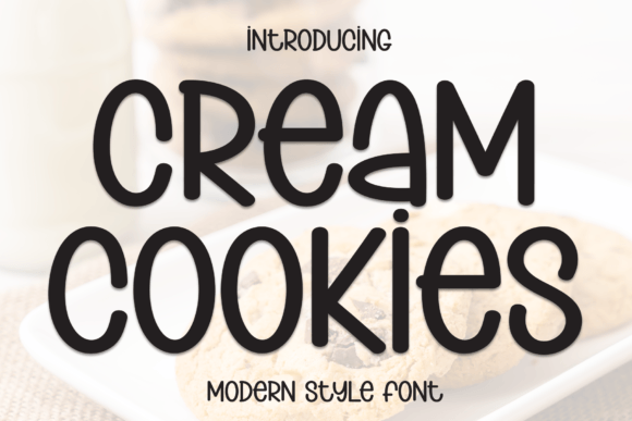 Cream Cookies Typeface: Elevating Handmade Brand Identity