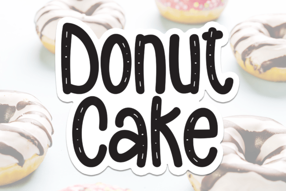 Donut Cake Typeface: A Sweet Script Font for Handmade Crafts
