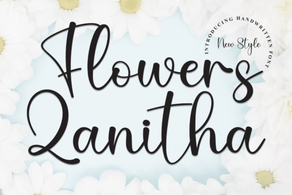 Flowers Zanitha: A Sweet Handwritten Font for Modern Web Design