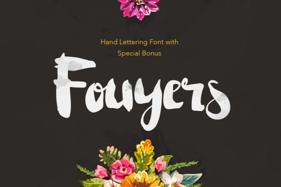 Fouyers: A Handwritten Typeface for Editorial Warmth
