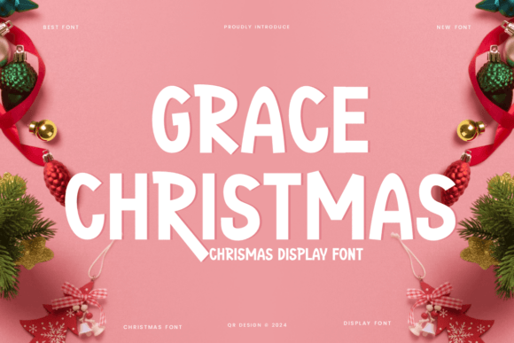 Grace Christmas: A Handwritten Typeface for Editorial Design