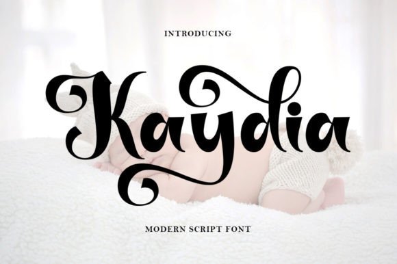 Kaydia: A Soft Script Handwritten Font for Editorial Design