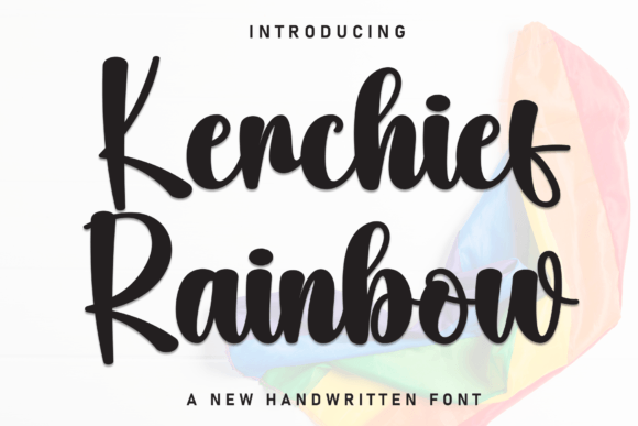 Kerchief Rainbow: The Handwritten Font for Scroll-Stopping Social Content