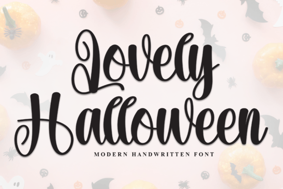 Lovely Halloween: The Handwritten Typeface for Seasonal Creators