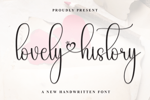 Lovely History: A Handwritten Typeface for Editorial Design