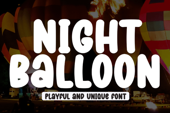 Night Balloon: A Sweet Handwritten Font for Engaging Social Campaigns