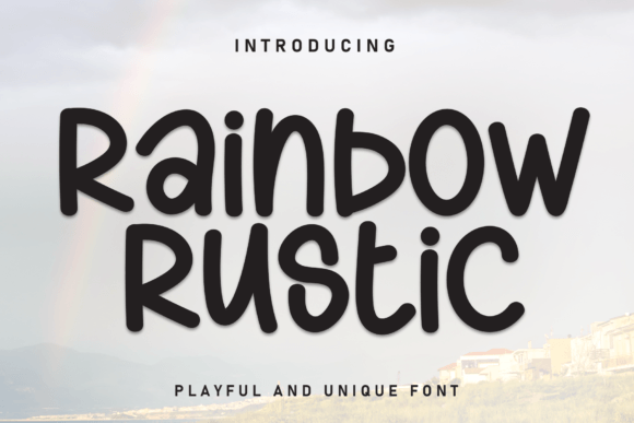 Rainbow Rustic Typeface Review: A Handwritten Font for Editorial Design