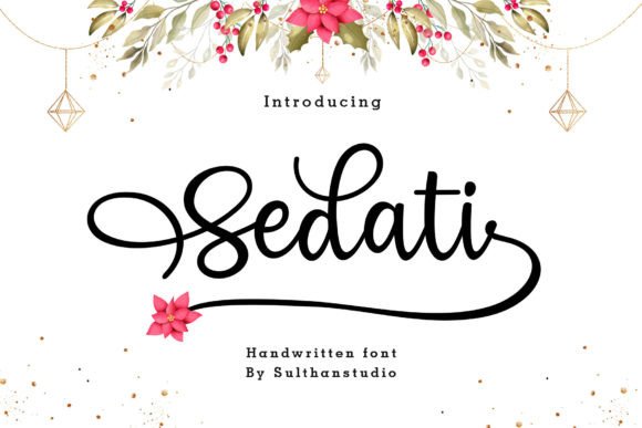 Sedati: A Handwritten Typeface for Editorial Design