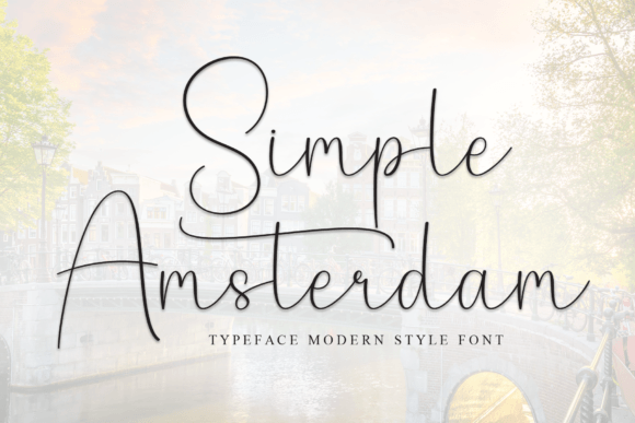 Simple Amsterdam: A Handwritten Typeface for Modern Web Design