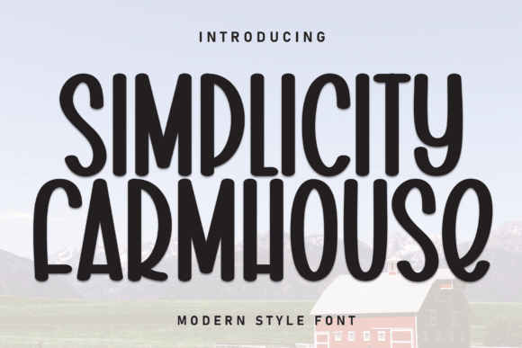 Simplicity Farmhouse: A Handwritten Typeface for Warm Editorial Design