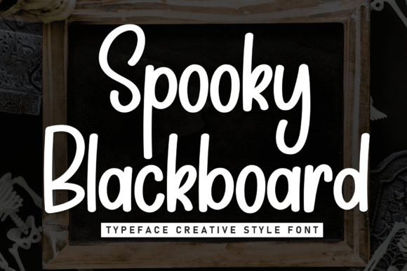 Spooky Blackboard: A Handwritten Font for Modern Web Design