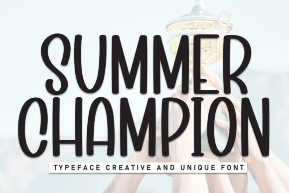 Summer Champion: The Handwritten Font That Elevates Small Business Branding