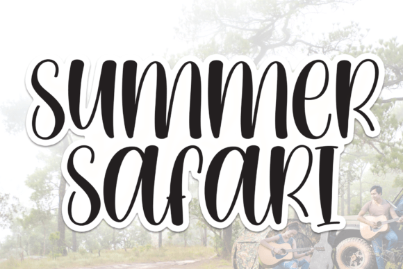 Summer Safari: A Handwritten Font for Engaging Editorial Design