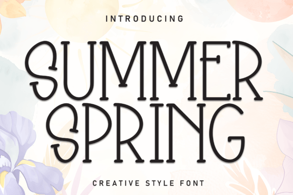 Summer Spring Typeface Review: A Relaxed Script for Campaign Design